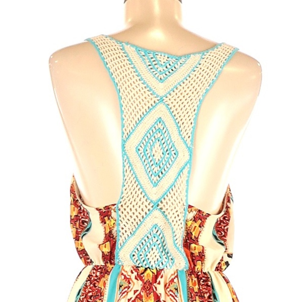 Jealous Tomato Crochet Racerback Maxi Dress - S - Picture 3 of 4